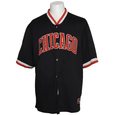 Baseballtrøje (Sort, Rød, Hvid) fra FSBN Polyester