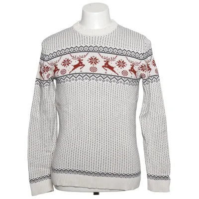Weihnachtspullover (Weiß, Blau, Rot) von Selected Homme Bio-Baumwolle