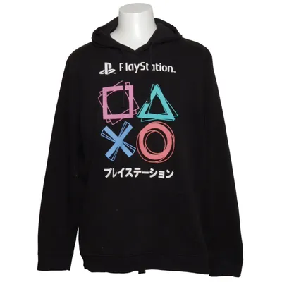 Hoodie (Black, Multicolored) from Playstation