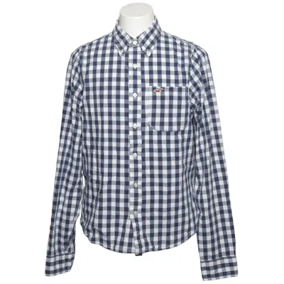Chemise (Bleu, Blanc) de Hollister Coton