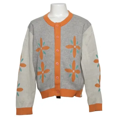Cardigan (Gray, Orange, Green) from Tinycottons Cotton, Wool