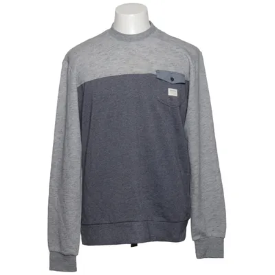 Collegetröja (Grå, Blå) från Quiksilver Bomull, Polyester