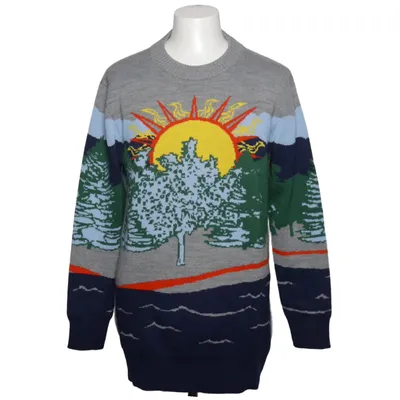 Sweater (Grå, Flerfarvet) fra Diesel Black Gold Akryl, Uld