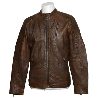 Læderjakke (Brun) fra Jack & Jones
