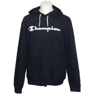 Hoodie (Blue) from Champion Cotton, Polyester