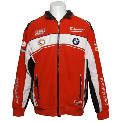 Fleece jacket (Red, White, Black) from Milwaukee Cotton, Polyester