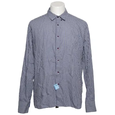 Chemise (Bleu, Blanc) de Mens Wear Coton