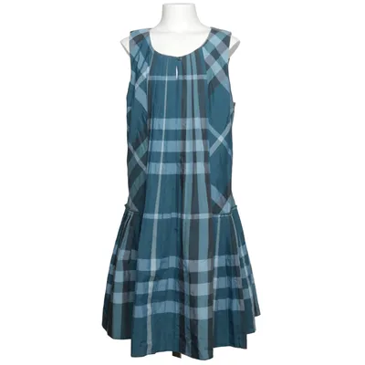 Kjole (Blå, Grå, Hvid) fra Burberry Bomuld, Polyester