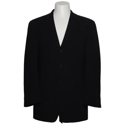 Blazer (Black) from Giorgio Armani Le Collezioni Viscose, Wool