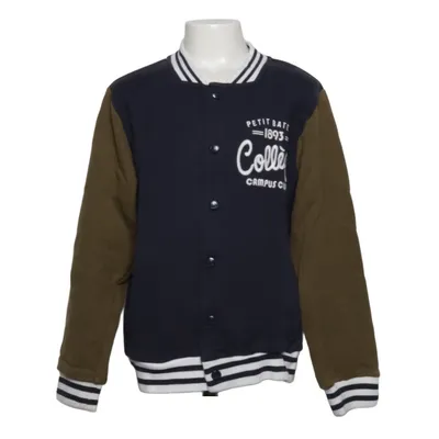 Varsity jacket (Blue, Brown, White) from Petit Bateau Cotton