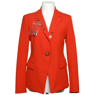 Blazer (Red) from Versace Collection Cotton, Elastane, Polyester, Viscose