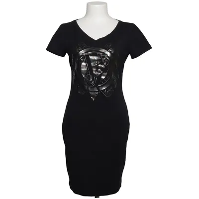 Kleid (Schwarz) von Versace Jeans Baumwolle, Elasthan