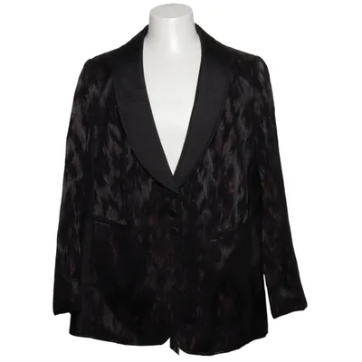 Blazer (Sort, Pink, Flerfarvet) fra Mim Polyamid, Polyester, Viscose