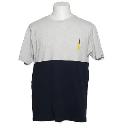T-shirt (Grijs, Blauw, Geel) van Corona Gerecycled katoen, Gerecycled polyester