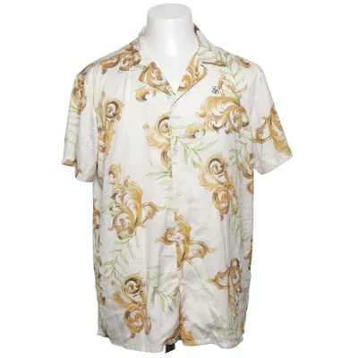 Kortärmad skjorta (Vit, Brun, Grön) från SikSilk