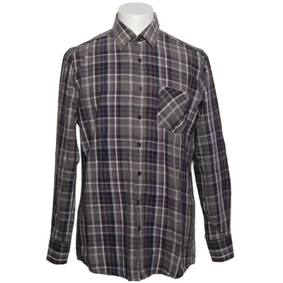 Flannel shirt (Gray, Purple, White) from Charles Vögele