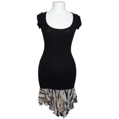 Kjole (Sort, Beige, Flerfarvet) fra Just Cavalli Elastan, Viscose