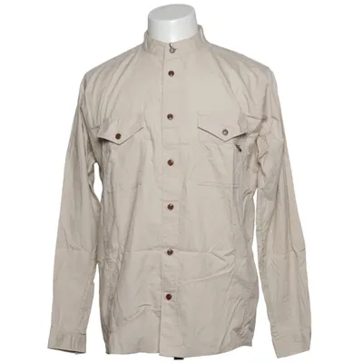 Arbetsskjorta (Beige) från Pretty Green Bomull