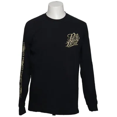 Lange mouwen shirt (Zwart) van Gildan Katoen