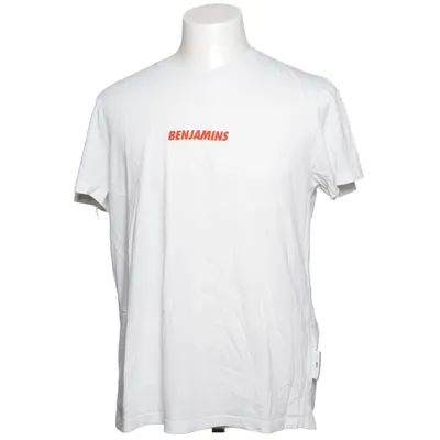 T-shirt (Wit, Meerkleurig) van Les Benjamins Katoen, Elastaan