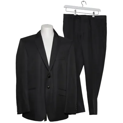 Suit (Gray) from Wilvorst Polyester, Viscose, Wool