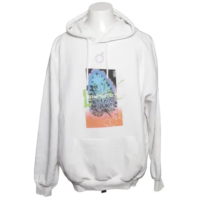 Sweat à capuche (Blanc) de Blood Brother Coton, Polyester