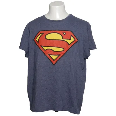 T-shirt (Blue, Multicolored) from Superman Cotton, Polyester