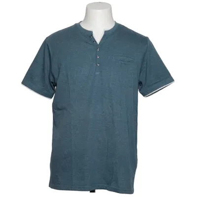 Henley T-shirt (Blå) fra Tony Brown Bomuld, Polyester