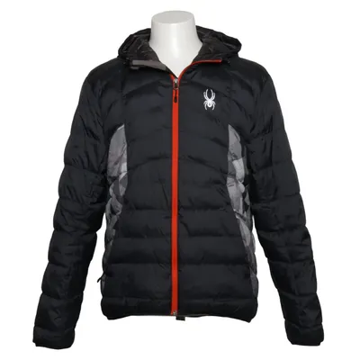 Down jacket (Black, Gray, Red) from Spyder Polyamide, Polyester