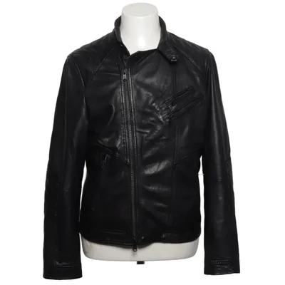 Veste (Noir) de Mango Man Cuir, Polyester