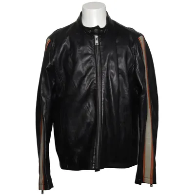 Läderjacka (Svart, Flerfärgad) från Wilsons Skinn, Polyester