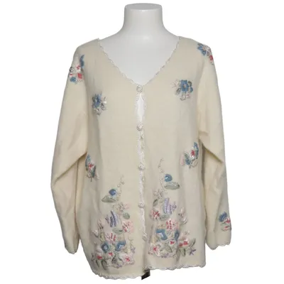 Cardigan (Blanc, Multicolore) de Marmalade Angora, Polyamide, Laine