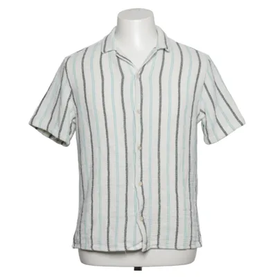 Short sleeve shirt (White, Blue, Black) from Zara Cotton, Polyester, Viscose