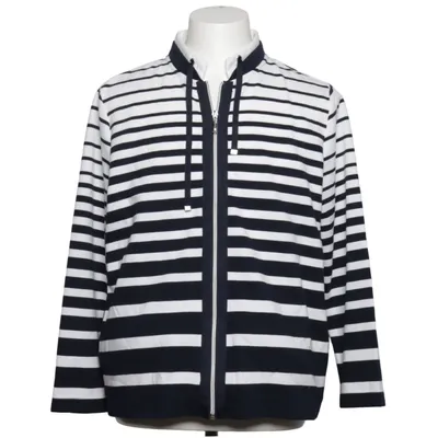 Jakke (Blå, Hvid) fra Hajo Bomuld, Polyester