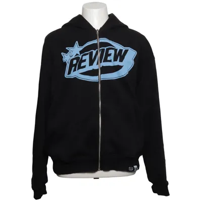 Hoodie (Black, Blue) from Review Cotton, Polyester