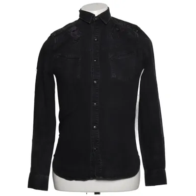 Denim shirt (Black) from The Kooples Cotton