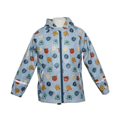 Regnjakke (Blå, Flerfarvet) fra Kuniboo Polyester, Polyurethan