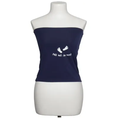 Haut de grossesse (Bleu) de Mama Band Élasthane, Viscose
