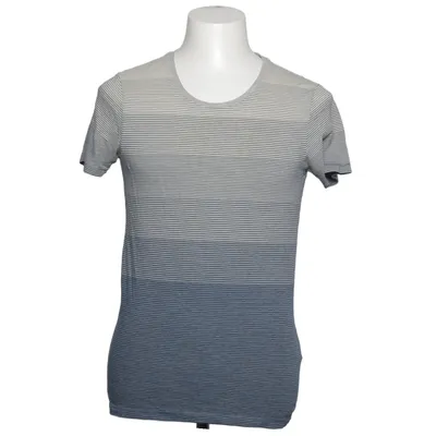 T-shirt (Blå, Vit, Grå) från Mani Bomull, Polyester