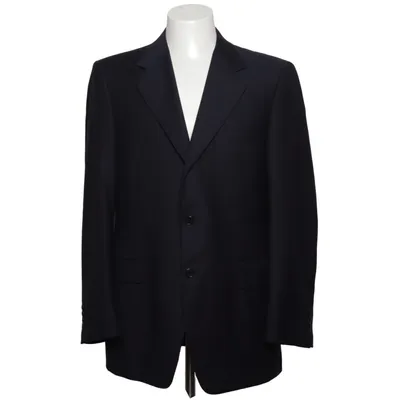 Blazer (Bleu) de Canali Viscose, Laine
