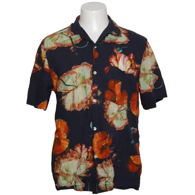 Short sleeve shirt (Blue, Multicolored) from Weekday Cotton, Viscose