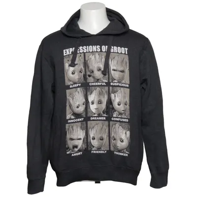 Huvtröja (Expressions Of Groot) från Marvel Bomull, Polyester