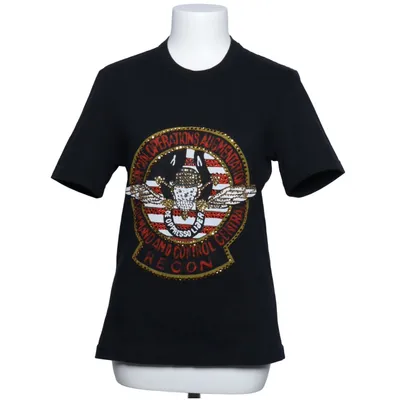 T-shirt (Svart, Flerfärgad) från Dolce & Gabbana Bomull