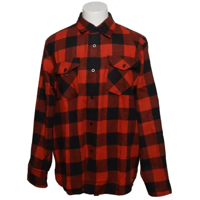Flannel skjorte (Rød, Sort) fra Barcelona