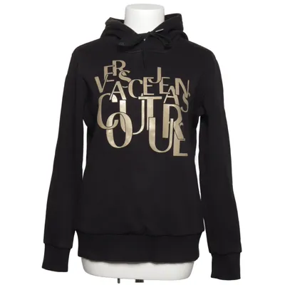 Kapuzenpullover (Schwarz) von Versace Jeans Couture Baumwolle, Elasthan, Polyester