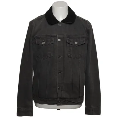 Lined denim jacket (Gray) from Blakely Cotton, Polyester