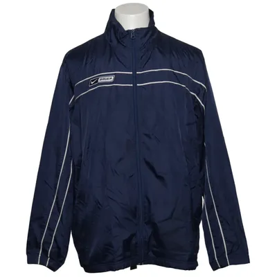 Trainingsjack (Blauw, Wit) van Nike Bauer Katoen, Polyamide, Polyester