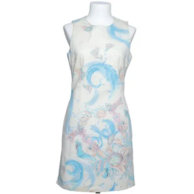 Dress (White, Multicolored) from Versace Jeans Couture Cotton, Polyester, Viscose