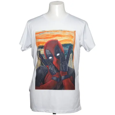 T-shirt (Weiß, Mehrfarbig) von NH Elasthan, Polyester