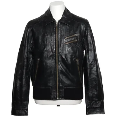 Leather jacket (Black) from Selected